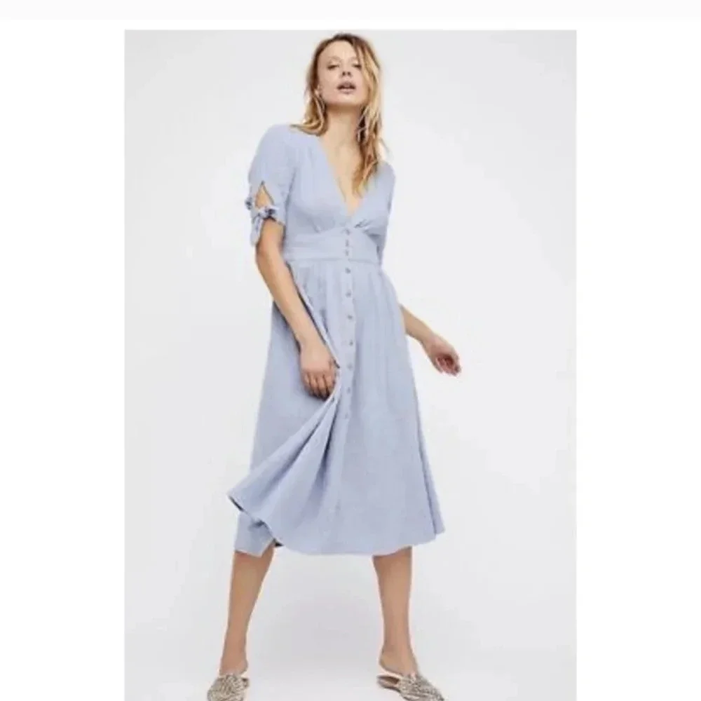 FREE PEOPLE Love of my life midi dress NWOT - Picture 5 of 8
